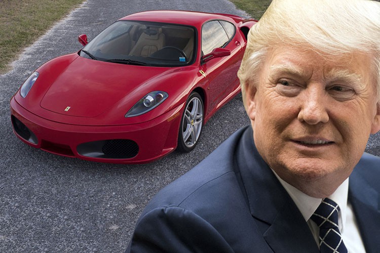 Sieu xe Ferrari F430 cua Tong thong Donald Trump lai bi rao ban