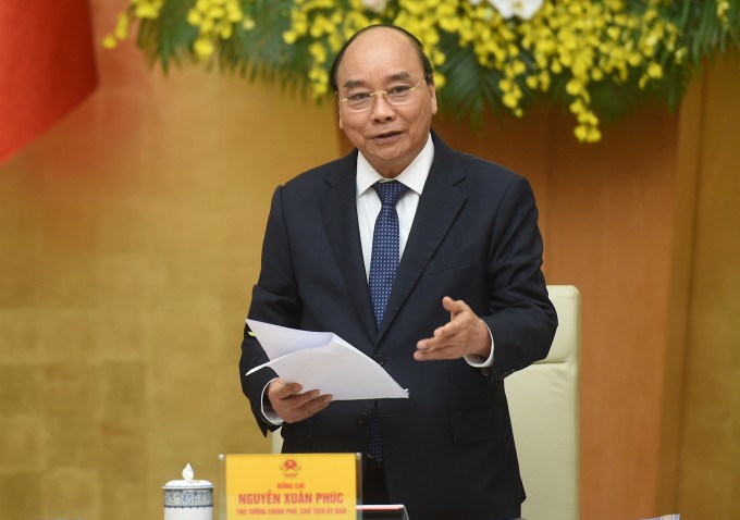 Thủ tướng Nguyễn Xuân Phúc phát biểu kết luận phiên họp Ủy ban quốc gia về Chính phủ điện tử. (Ảnh: VGP)