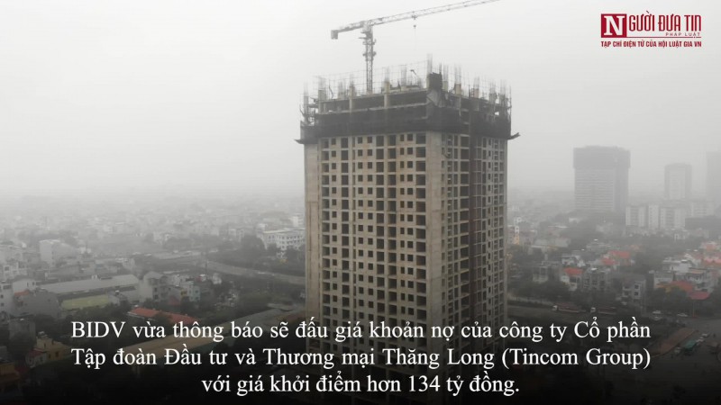 Bất động sản - Khối bê tông 25 tầng bỏ hoang giữa Thủ đô của Tincom Group
