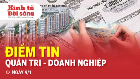 Điểm tin Quản trị - Doanh nghiệp 9/1: Dự kiến năm 2024 sẽ có 240.000 doanh nghiệp gia nhập thị trường
