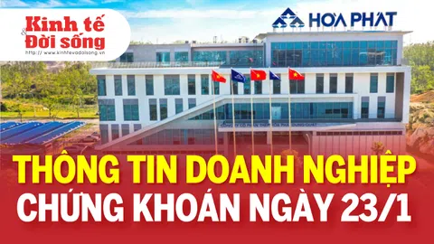 Bản tin Doanh nghiệp ngày 23/1: Vocarimex lãi trước thuế 1.513 tỷ đồng