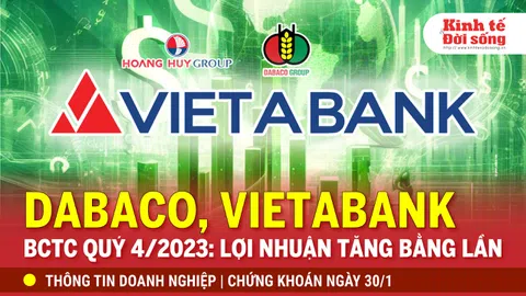 Bản tin Doanh nghiệp ngày 30/1: Sonadezi (SNZ) lãi trước thuế 502 tỷ đồng trong quý 4/2023