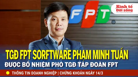 Bản tin Doanh nghiệp ngày 14/3: FPT bổ nhiệm ông Phạm Minh Tuấn làm Phó tổng giám đốc