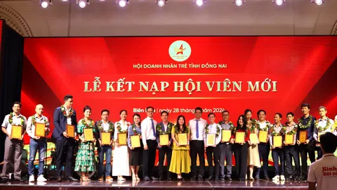 Hội Doanh nhân trẻ Đồng Nai họp mặt hội viên năm 2024