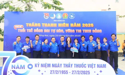 Đồng Nai tổ chức Lễ ra quân Tháng Thanh niên năm 2025