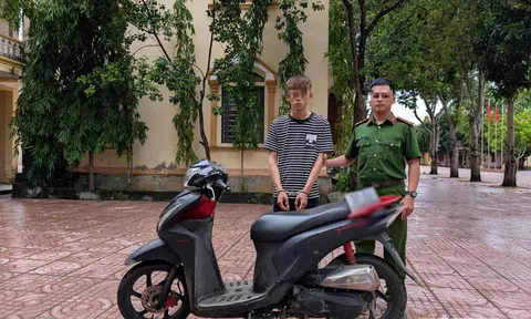 Vừa ra tù đầu năm, nam thanh niên 20 tuổi lại trộm xe máy, thủ sẵn hung khí chống trả
