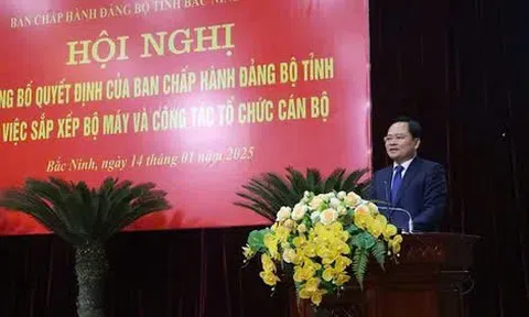 Bắc Ninh: Tỉnh đầu tiên công bố Quyết định hợp nhất Ban Tuyên giáo và Dân vận Tỉnh ủy