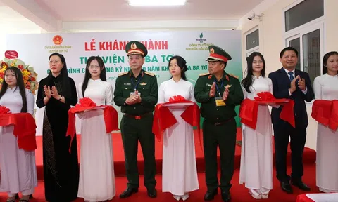 Khánh thành Thư viện số Ba Tơ do Công ty Lọc hóa dầu Bình Sơn tài trợ