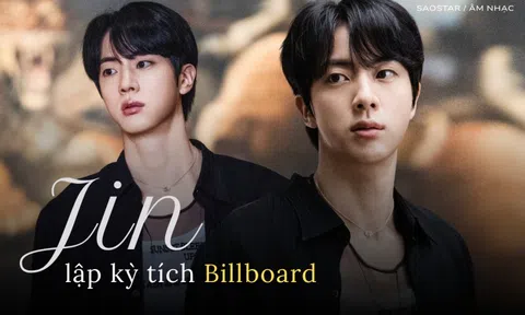 Jin (BTS) lập kỳ tích Billboard