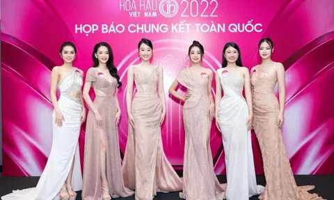 Hoa hậu Đỗ Thị Hà, Tiểu Vy xuất hiện rạng rỡ tại họp báo Chung kết Hoa hậu Việt Nam 2022