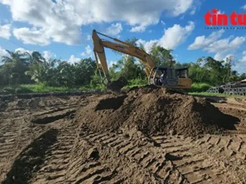 'Giải cơn khát' vật liệu san nền cao tốc từ cát biển