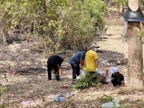 Thi thể chết cháy trong vườn cao su nghi là kiểm sát viên