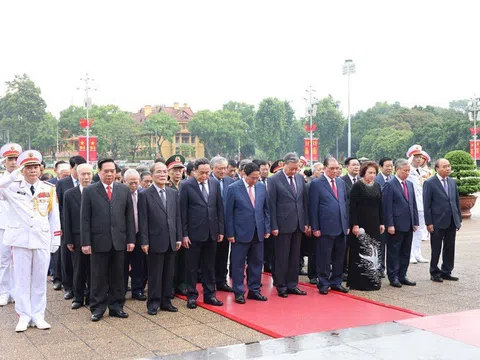 Lãnh đạo Đảng, Nhà nước vào Lăng viếng Chủ tịch Hồ Chí Minh nhân dịp 79 năm Quốc khánh 2/9