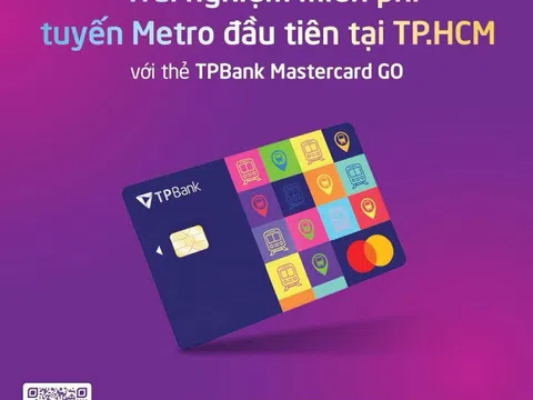 Trải nghiệm miễn phí tuyến metro đầu tiên tại TP.HCM với thẻ TPBank Mastercard GO