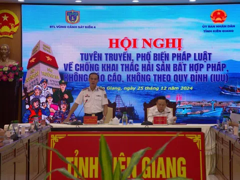 Tuyên truyền chống khai thác IUU tại Kiên Giang