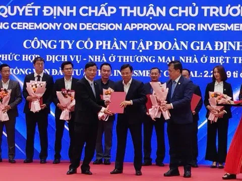 Trao giấy chứng nhận đầu tư cho 23 dự án với tổng vốn đầu tư 1,7 tỷ USD ở Bình Dương