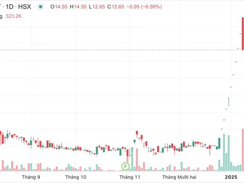 Cổ phiếu TMT nằm sàn sau 10 phiên tăng trần liên tiếp