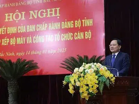 Bắc Ninh: Tỉnh đầu tiên công bố Quyết định hợp nhất Ban Tuyên giáo và Dân vận Tỉnh ủy