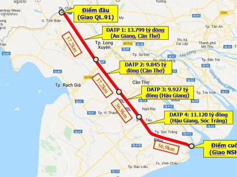 Vì sao, cao tốc Châu Đốc-Cần Thơ-Sóc Trăng chậm tiến độ?