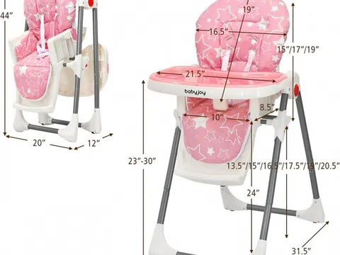 Thu hồi khoảng 4.400 ghế ăn dặm Babyjoy do những rủi ro nghiêm trọng liên quan đến an toàn trẻ em
