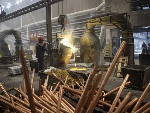 Giá kim loại đồng ngày 24/3: Giá đồng trên sàn giao dịch ghi nhận mức giảm 0,8%