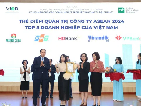 FPT lọt Top 5 doanh nghiệp Việt có chất lượng quản trị tốt nhất ASEAN