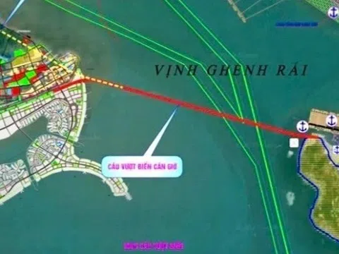 Đề xuất sớm xây cầu vượt biển nối Vũng Tàu - Cần Giờ