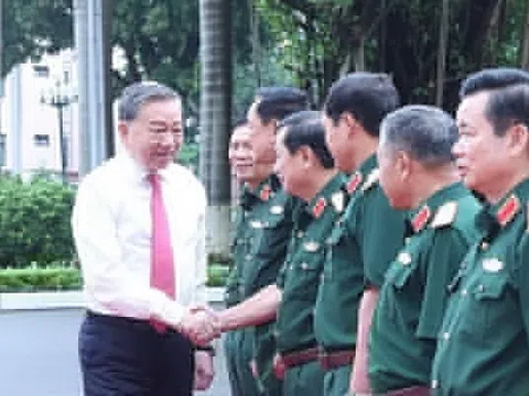 Tổng Bí thư Tô Lâm làm việc với Tổng cục Chính trị QĐND Việt Nam