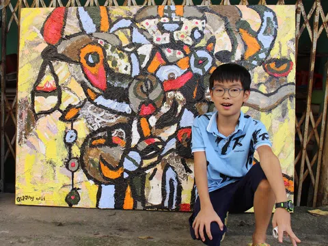 Họa sĩ nhí Lạng Sơn vào TP.HCM làm triển lãm cá nhân