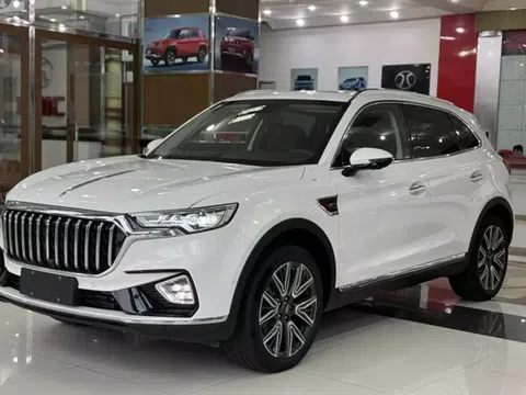 Cận cảnh Hồng Kỳ HS5 mới về Việt Nam, giá rẻ ngang Hyundai Tucson