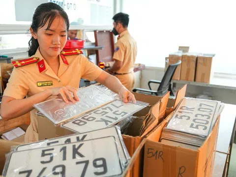 Bộ Công an phê duyệt kế hoạch đấu giá thêm 188.399 biển số xe ô tô