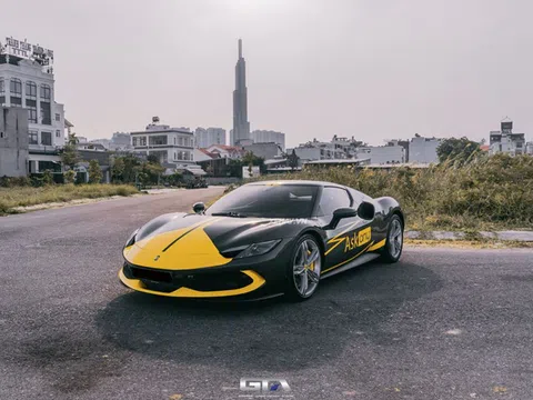 Ngắm Ferrari 296 GTB hơn 24 tỷ "khoác áo” cực độc ở Sài Gòn