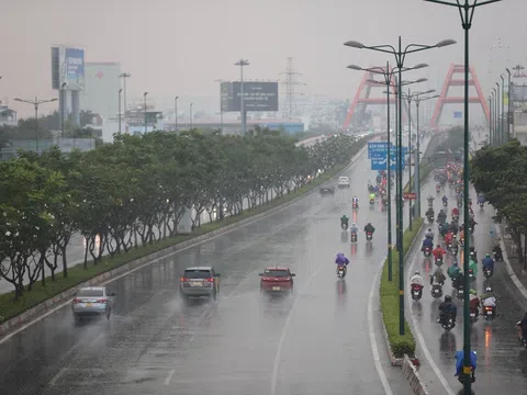 Mưa gia tăng tại TP.HCM những ngày cuối tuần