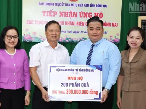 Đồng Nai tiếp sức cho các trường học vùng biên trước thềm năm học mới