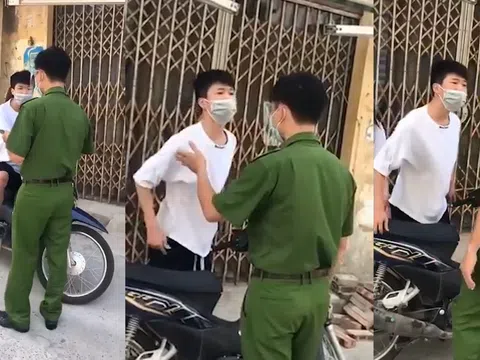 Thiếu niên lăng mạ, xúc phạm công an tiếp tục bị xử phạt nhiều lỗi
